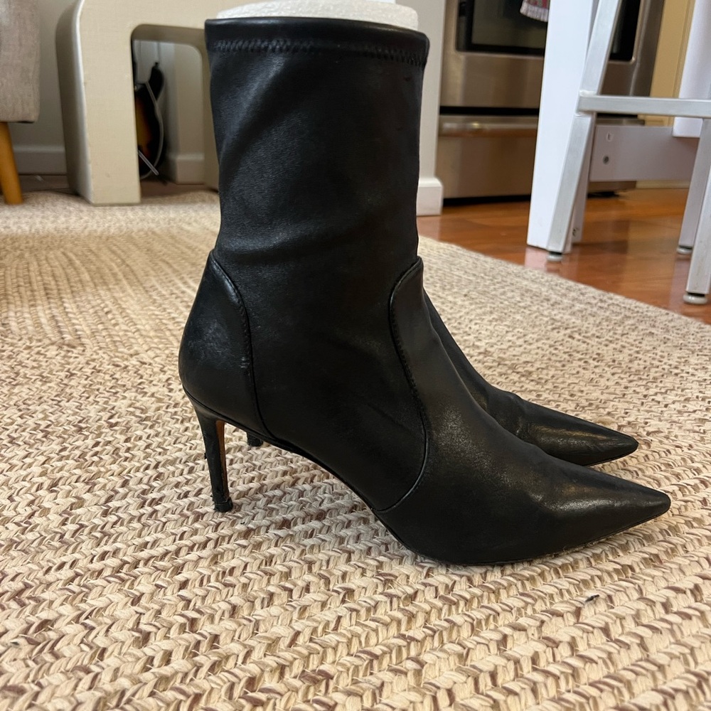 Stuart Weitzman Stuart 75 Stretch Bootie - Picture 4 of 7